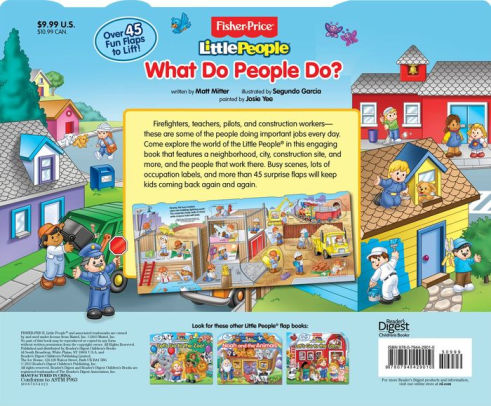 FIsher-Price Little People What Do People Do?: Lift-the-Flap by Fisher ...