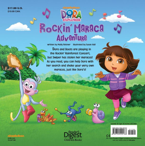 Dora the Explorer Rockin' Maraca Adventure: Storybook with Maracas