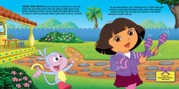 Dora the Explorer Rockin' Maraca Adventure: Storybook with Maracas