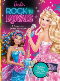 Title: Barbie in Rock 'n Royals: A Panorama Sticker Storybook, Author: Courtney Silk