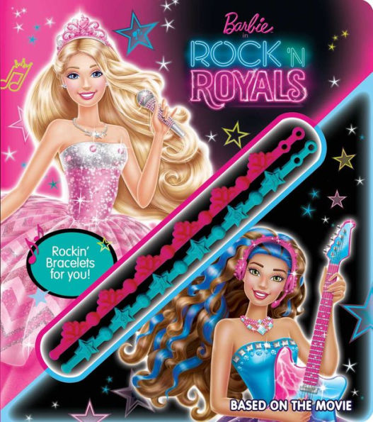 Barbie in Rock 'n Royals: Storybook with Bracelet