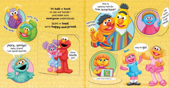 Sesame Street: Celebrate You! Celebrate Me!: A Peek and Touch Book by ...