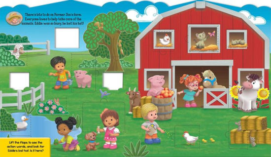 Fisher Price Little People On The Farm By Matt Mitter Pixel Mouse House Board Book Barnes Noble
