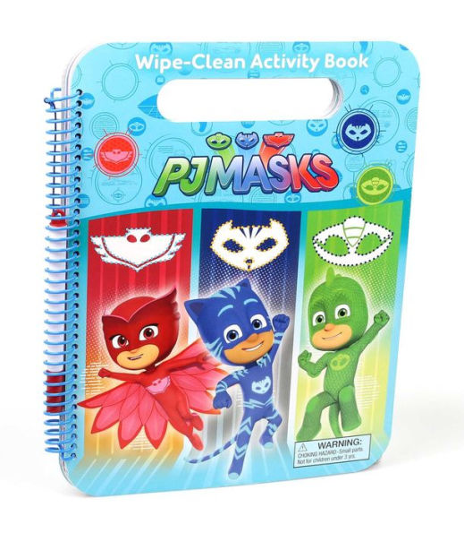 PJ Masks Wipe-Clean Activity Book