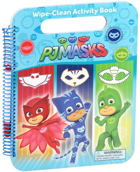 PJ Masks Wipe-Clean Activity Book