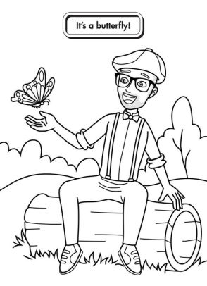 8700 Collection Blippi Halloween Coloring Pages  Best Free