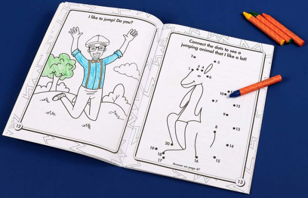 Blippi: I Like That! Coloring Book with Crayons: Blippi Coloring Book with Crayons