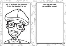 Alternative view 2 of Blippi: I Like That! Coloring Book with Crayons: Blippi Coloring Book with Crayons