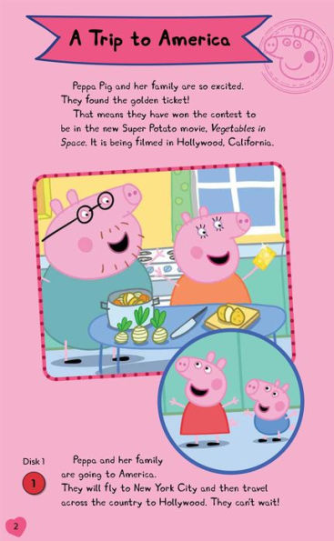 Peppa Pig: Peppa's Travel Adventures Movie Theater Storybook & Movie Projector