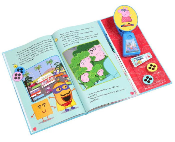 Peppa Pig: Peppa's Travel Adventures Movie Theater Storybook & Movie Projector