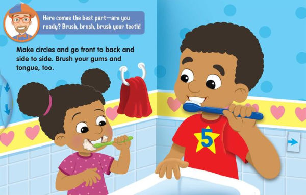 Blippi 2024 brush teeth