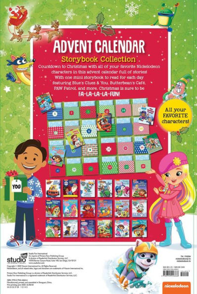 Nickelodeon: Storybook Collection Advent Calendar: A Festive Countdown with 24 Books