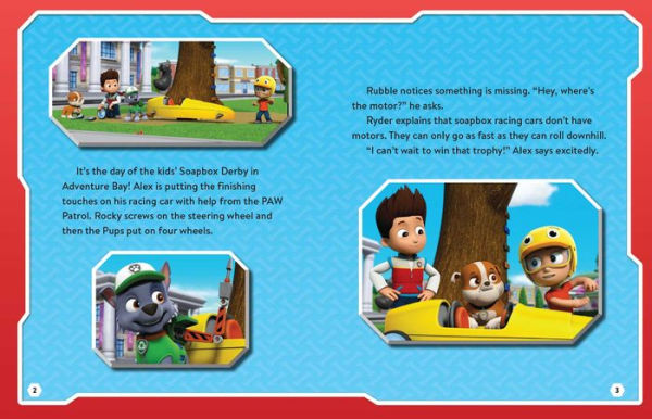 Nickelodeon PAW Patrol: Racing to the Rescue!: Book & Magnetic Play Set