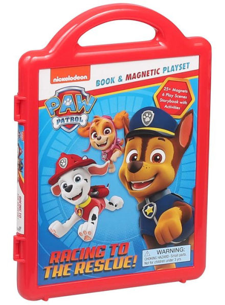 Nickelodeon PAW Patrol: Racing to the Rescue!: Book & Magnetic Play Set