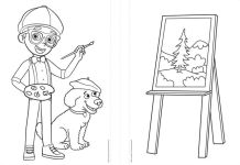 Alternative view 2 of Blippi: My First Coloring Book