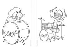 Alternative view 5 of Blippi: My First Coloring Book