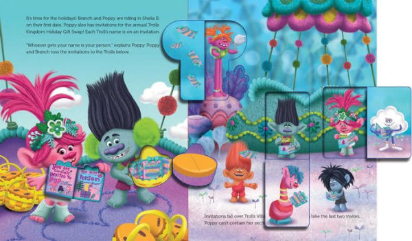 Dreamworks Trolls Holly Jolly Holidays By Courtney Acampora Adam Devaney Board Book Barnes