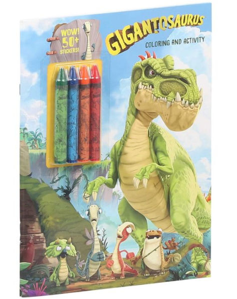 Gigantosaurus: Coloring and Activity Book with Crayons