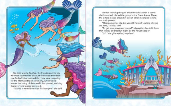 Barbie: Mermaid Power: Book with Mermaid Tail Necklace