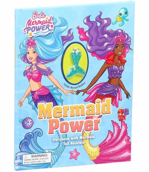 Barbie: Mermaid Power: Book with Mermaid Tail Necklace