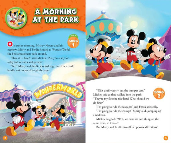 Disney Mickey Mouse: All Through the Day Music Player Storybook