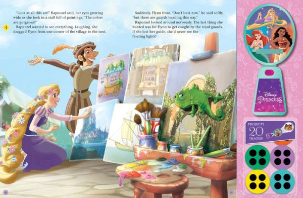 Disney Princess: Moana, Rapunzel, and Ariel Movie Theater Storybook & Movie Projector