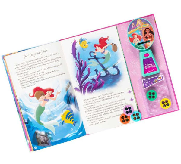 Disney Princess: Moana, Rapunzel, and Ariel Movie Theater Storybook & Movie Projector