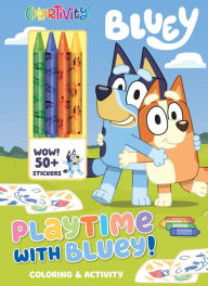 Title: Bluey: Colortivity: Playtime with Bluey!, Author: Delaney Foerster