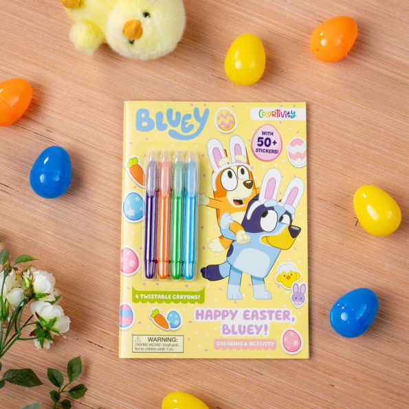 Bluey Colortivity: Happy Easter, Bluey!