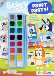 Title: Bluey Colortivity: Paint Party!, Author: Editors of Studio Fun International