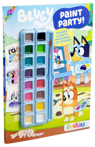 Bluey Colortivity: Paint Party!