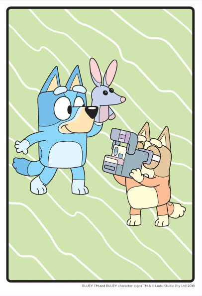 Bluey Colortivity: My First Painting