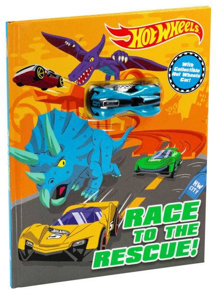 Hot Wheels: Race to the Rescue!: Storybook with Collectible Car