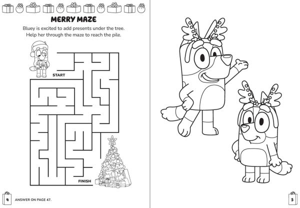 Bluey Colortivity: Hooray Christmas!