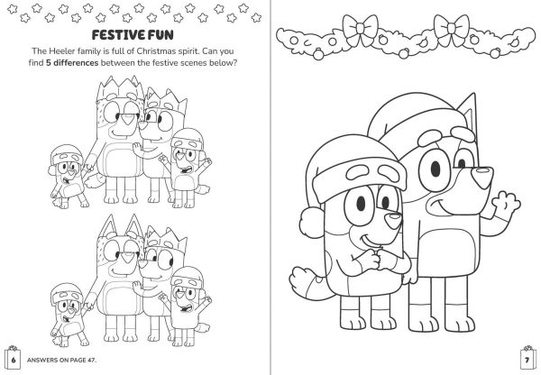 Bluey Colortivity: Hooray Christmas!