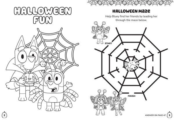 Bluey Colortivity: Happy Halloween!