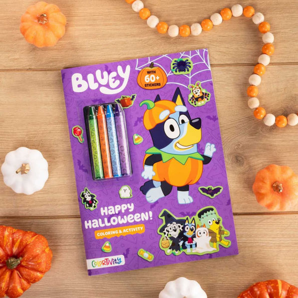 Bluey Colortivity: Happy Halloween!