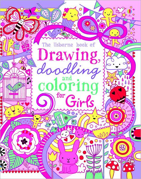 Drawing, Doodling and Coloring Book Girls by Lucy Bowman, Paperback ...