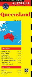 Title: Queensland Travel Map First Edition, Author: Periplus Editors