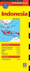 Title: Indonesia Travel Map Fifth Edition, Author: Periplus Editions