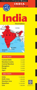Title: India Travel Map Third Edition, Author: Periplus Editors