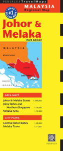 Title: Johor & Melaka Travel Map Third Edition, Author: Periplus Editors