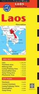 Title: Laos Travel Map Third Edition, Author: Periplus Editions