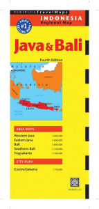 Title: Java & Bali Travel Map Fourth Edition, Author: Periplus Editors