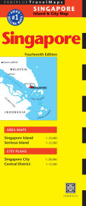 Title: Singapore Travel Map Fourteenth Edition, Author: Periplus Editors