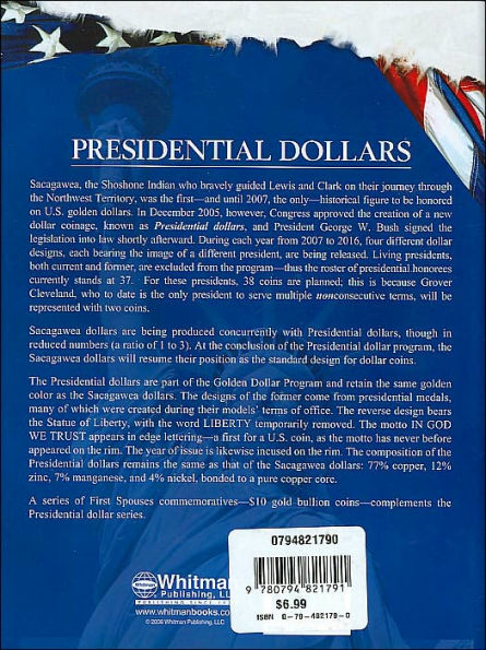 Presidential Dollars Collector's Folder