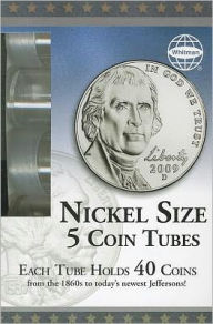 Title: Nickel Coin Tube 5 Count Box, Author: Whitman Publishing