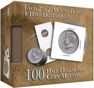 Title: Half-Dollar 2X2 Coin Mounts Cube, 100 Count, Author: Whitman Publishing