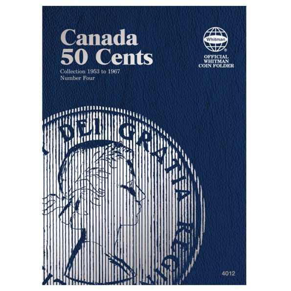 Canadian 50 Cent Folder #4, Queen Elizabeth II 1953-1967