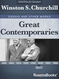 Title: Great Contemporaries, Author: Winston S. Churchill